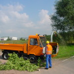 Multicar štěpkovač